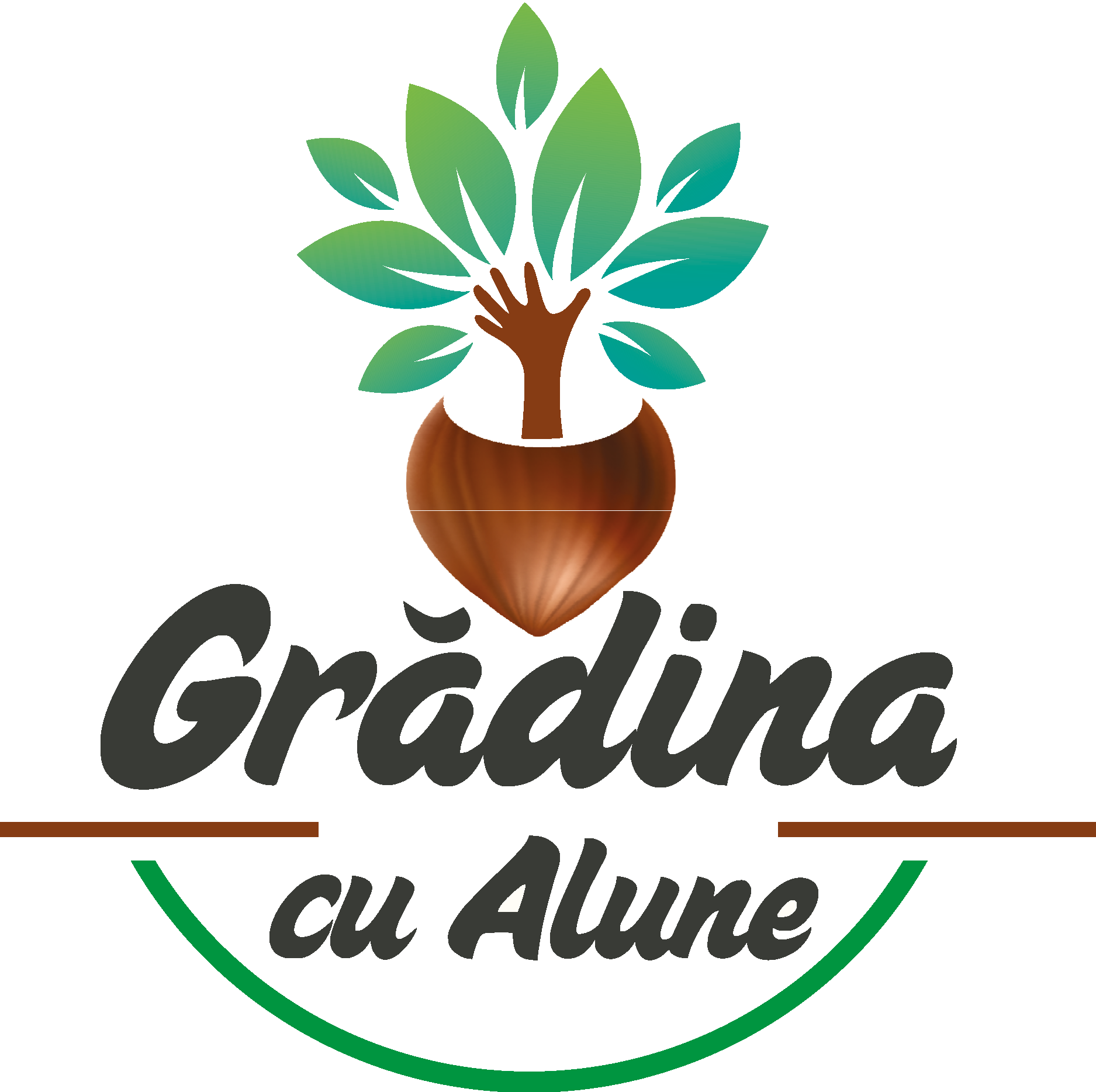 Gradina Cu Alune Logo Vector Logo
